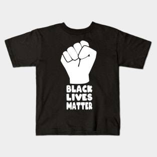 Black Lives Matter - Raised Fist Kids T-Shirt